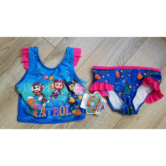 paw patrol 2 piece swimsuit